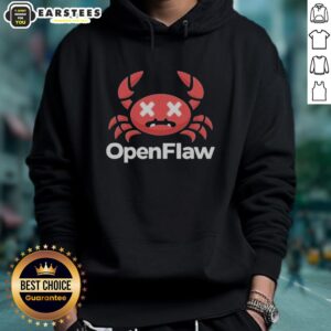 Good Openflaw Hoodie in a stylish urban setting, showcasing its unique design and comfortable fit for casual wear.