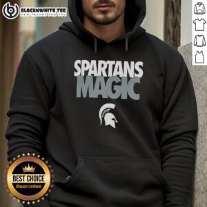 Nice Spartans Magic Michigan State Spartans Hoodie featuring team colors and logo, perfect for fans and casual wear.