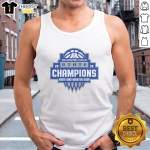 Top North Sand Mountain Bison AHSAA Girls Basketball Class 2A State Champions 2026 tank top design