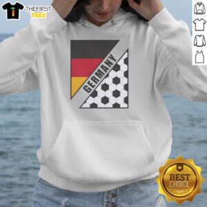 Premium UGP Campus Apparel Germany Flag Football Hoodie featuring a stylish design for sports fans and casual wear.