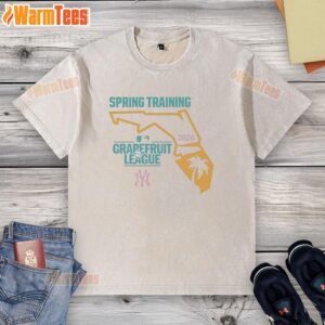 Top Spring Training Grapefruit League 2026 washed t-shirt featuring vibrant team graphics and a comfortable fit.