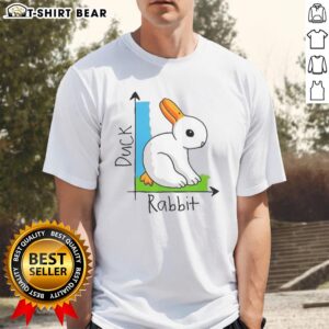 Top Duck and Rabbit T-Shirt featuring playful designs of a duck and rabbit, perfect for animal lovers and casual wear.