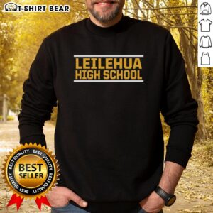 Nice Leilehua High School sweatshirt featuring school colors and logo, perfect for students and alumni.