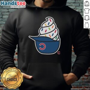 Awesome Chicago Cubs ice cream hoodie featuring vibrant team colors and a stylish design for fans and comfort.