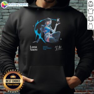 Alt Text: Top Marvel Rivals Luna Snow World Tour Hoodie featuring vibrant graphics and cozy design, perfect for fans.