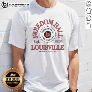 Official Louisville Cardinals Homefield Basketball Vintage T-Shirt featuring the team's logo and retro design.