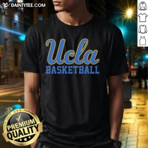 Awesome UCLA basketball T-shirt featuring the iconic Bruins logo, perfect for fans and casual wear.