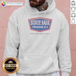 Nice State Fair Premium Ale FS Brewing Shamokin hoodie featuring vibrant design and cozy fit for craft beer enthusiasts.