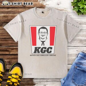 Original KGC Kentucky Grilled Cheese t-shirt featuring Down Syndrome awareness design, perfect for casual wear.