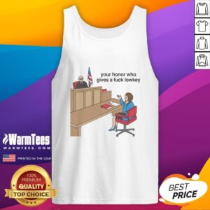 Good Your Honor Who Gives A Fck Lowkey Tank Top featuring casual style and bold graphic design for trendy outfits.