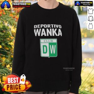 Nice Deportivo Wanka logo sweatshirt featuring a stylish design, perfect for fans and casual wear.