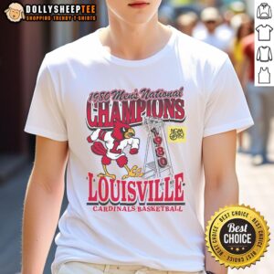 Top Louisville Cardinals Past Champs Tourney Win T-Shirt featuring team colors and logo, perfect for fans and celebrations.
