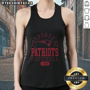 Pretty New England Patriots property tank top featuring team colors and logo, perfect for game day or casual wear.