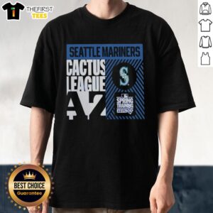 Original Seattle Mariners Cactus League Spring Training 2026 T-shirt featuring team logo and vibrant design.