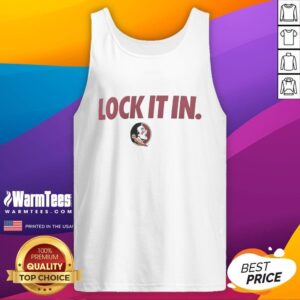 Alt Text: Top Florida State Seminoles 2026 Lock It In Tank Top featuring bold team graphics and vibrant colors.