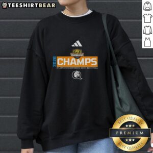 Top Queens Royals 2026 Atlantic Sun Conference Mens Basketball Tournament Champions T-Shirt - Image 5