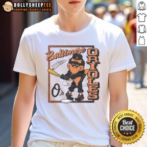 Original Baltimore Orioles The Oriole Bird T-Shirt featuring the iconic mascot design in vibrant colors.