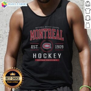 Original Montreal Canadiens Hockey Legacy Crest Tank Top featuring iconic team logo and classic design for fans.