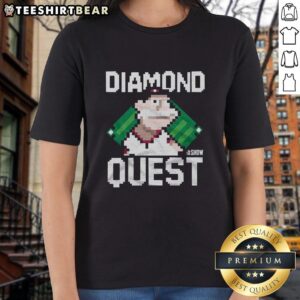Top MLB The Show Diamond Quest ladies tee featuring vibrant graphics and comfortable fit for baseball fans.