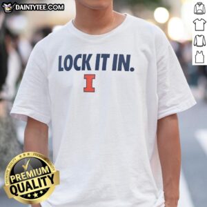 Awesome Illinois Fighting Illini 2026 Lock It In T-Shirt featuring vibrant team colors and logo, perfect for fans.