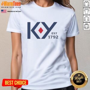 Premium Come To Ky Kentucky Est 1792 Ladies Tee featuring stylish design and comfortable fit for Kentucky enthusiasts.