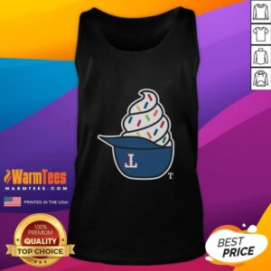 Official Texas Rangers Ice Cream Tank Top featuring team logo and vibrant design, perfect for summer baseball games.