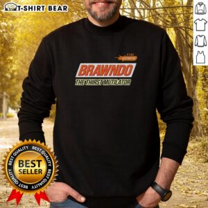 Nice Brawndo The Thirst Mutilator sweatshirt featuring bold graphic design, perfect for fans of the cult classic film.