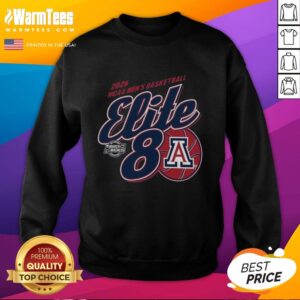 Nice Arizona Wildcats Men's Basketball Elite 8 March Madness Sweatshirt, featuring team colors and logo in stylish design.