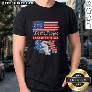 Alt Text: Top We The People Chicago White Sox T-Shirt celebrating American pride since 1776 with bold graphics.