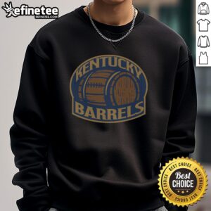 Hot Kentucky Barrels main logo sweatshirt featuring a stylish design perfect for bourbon enthusiasts.
