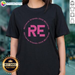 Top Reverse Orlando 2026 Re-Logo Ladies Tee featuring a stylish design and comfortable fit for fans and fashion enthusiasts.