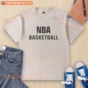 Premium NBA basketball washed t-shirt featuring a stylish design, perfect for fans and casual wear.