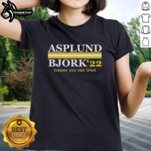 Premium Asplund Bjork 22 Names You Can Trust Ladies Tee in stylish design, perfect for casual wear and everyday comfort.