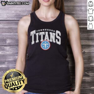 Nice Tennessee Titans Nike Edge Enforcer Tank Top showcasing team colors and logo, perfect for game day wear.