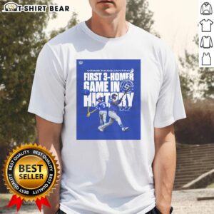 Vinnie Pasquantino First 3 Homer Game T-Shirt from World Baseball Classic 2026, celebrating his historic achievement.