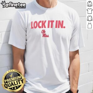 Alt Text: Good Ole Miss Rebels 2026 Lock It In T-Shirt showcasing vibrant team colors and logo, perfect for fans.