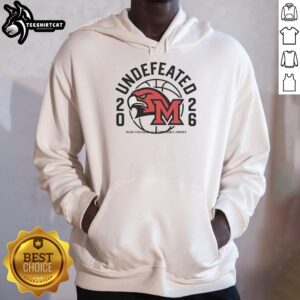 Alt Text: Official Miami Redhawks Basketball 2026 Undefeated Hoodie showcasing team colors and logo for fans and athletes.