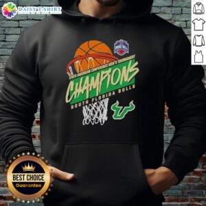 Premium South Florida Men's Basketball 2026 American Conference Tournament Champions Hoodie in vibrant colors.