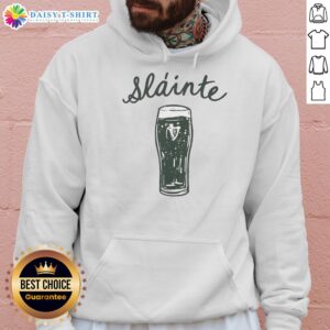 Original St. Patrick's Day Slainte Hoodie featuring festive green design and cozy fabric for celebrating Irish heritage.