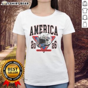 2026 USA Ladies Tee celebrating Original America United States Hockey Champions design.