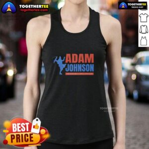 Alt Text: Awesome Adam Johnson for Manatee County Commission tank top featuring vibrant design and campaign logo.