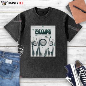 Awesome Michigan State Spartans Regular Season Champions poster on a washed t-shirt, celebrating back-to-back-to-back wins.