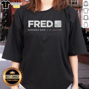 Premium Christopher Waller Fred Economic Data St. Louis Fed ladies tee featuring stylish design and comfortable fit.