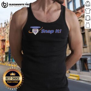Good Teacherman wearing a Snap It tank top, showcasing a stylish and comfortable look for casual wear.