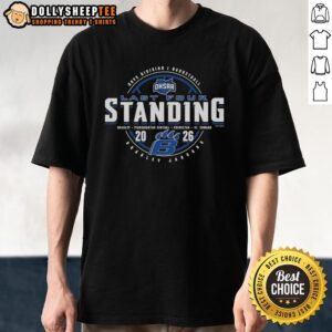 Alt Text: Nice Bradley Jaguars 2026 OHSAA Boys Basketball Division 1 Last Four Standing T-Shirt featuring team colors and logo.