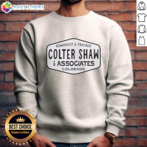 Premium Rewardist and Tracker Colter Shaw and Associates Colorado sweatshirt featuring a stylish design and cozy fit.