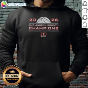 Alt Text: Original HC Prep Burlington County Champions 2026 Hoodie in navy, featuring bold championship graphics and logo.