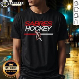 Alt Text: Good Tage Thompson Buffalo Sabres hockey t-shirt featuring vibrant team colors and player graphics.