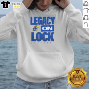 Awesome Kansas Jayhawks NCAA 2026 Legacy On Lock On Hoodie featuring team's logo and vibrant colors for fans.