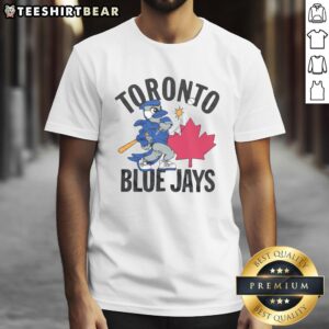 Alt Text: Good Toronto Blue Jays Ace T-Shirt featuring team colors and logo, perfect for loyal fans and game day attire.